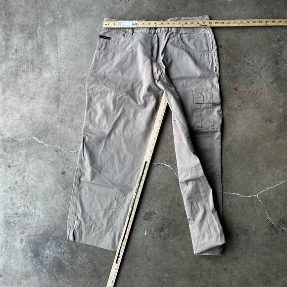 Vintage Makaveli Pants Mens 38x34 Khaki Cargo Workwear Hip Hop USA Y2K 00s Skate - Picture 7 of 8